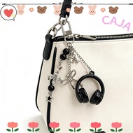CAJA1 Music Headphone Bag Charms, Bag Decoration Hanging Headphone Charms, Fashion Y2K Keychain