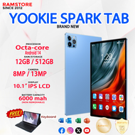 5G Android Tablet 10-inch SPARK TAB Android 13 12GB+512GB 6000mAh Dual Camera Dual SIM Tablet