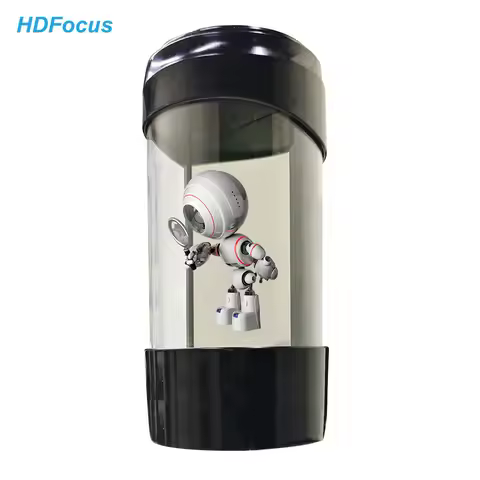 5inch Portable 3D Hologram Box with Built in Battery and Speaker Easy Carry Mini Holographic Display