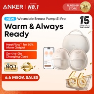 eufy Breast Pump S1 Pro, Electric Wearable Heated Breastpump, Ultra-Quite & Leak-Free, Hospital-Grad