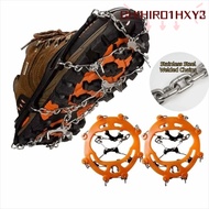 CHIHIRO1HXY3 Ice Shoes Spike, Lightweight Non-slip Ice Grippers,  8/10 Teeth Ice Snow Shoes Spikes U