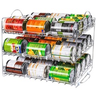 [in stock] Three-Layer Storage Rack Kitchen Drop Bottle Storage Rack Coke Can Storage Metal Basket K