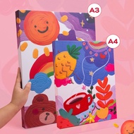 A3 Picture Book Storage Picture Folder Work Collection A4 Children Art Painting Storage Book Preserv