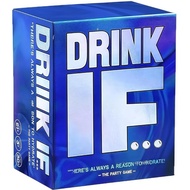 love* Drinks IF Adult Party Card Game 400 Cards with 800 Unique Prompts Excellent Playing Cards Blue