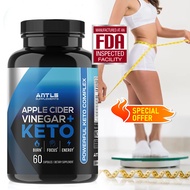 Apple Cider Vinegar Keto Complex 60 Capsules | 680mg With BHB Salts, Green Tea Extract & MCT | Metab