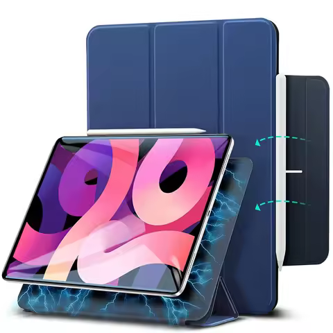 For iPad Pro 12.9 2021 M1 Case Magnetic Slim Trifold Cover for iPad Pro 11 2020 Smart Cases for iPad
