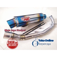 Knalpot RACING R9 MUGELLO HONDA PCX 160 VARIO 160 NEW SENSOR FULSET