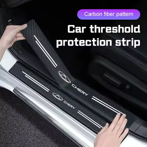 Car Door Sill Sticker Threshold Strip Film For Chery TIGGO 3 4 5 7 Pro 8Pro Max MVM X22 DR3 Amulet A