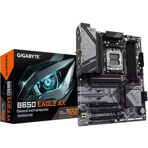 Quick ShipLocal Warehouse B650 Eagle AX AM5 DDR5 ATX Motherboard, Triple M.2, WiFi 6E