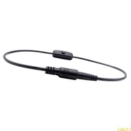 Lidu11 DC5521 Male To Female Extension Cable With On  Switches For Monitors Cameras