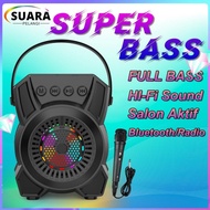 [PRO BASS] Speaker Bluetooth Karaoke Super Bass Robot jbl Original
