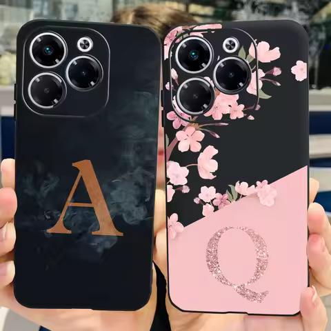 For Infinix Note 40X 5G Case X6838 Luxury Letters Cover Shockproof Phone Case For Infinix Note 40X N