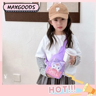 MAXG My Melody Kuromi Kids Chest Bag Cute Bags Crossbody Bag Children Messenger Bag Fashion Cinnamoroll Coin Purse