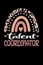 Talent Coordinator Rainbow leopard Appreciation MEDIA & COMMUNICATIONS: Lined Notebook / Journal Gif