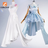 RE Zero Emilia Cosplay Costume Set - Women's Long-Sleeve Ensemble