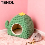 [TENOL] Hamster Bed House Habitat, Small Animals Bedding House for Rat Hedgehog Gerbil Sugar Gliders