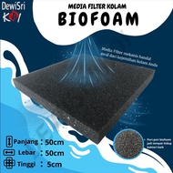 Biofoam Filter Aquarium Koi Pond 50x50x5 cm – Mechanical Filter Foam Water Filter Media