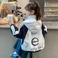 WindJacket for girls, new fall fashion, children's hooded jacket, spring and autumn girls' jacket, j