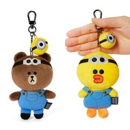 Line Friends x minions 熊大 Sally