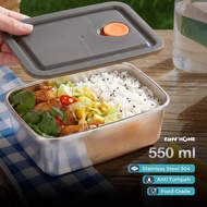 304 Stainless Steel Lunch Box Leak-Proof Food Container 250 ML Up to 2.9 L for Office, School, Picni