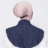 Tudung Kolar Palsu Gaya Eropah dan Amerika Sarung Baju Asas Kapas Modal Warna Pepejal Selendang Pema