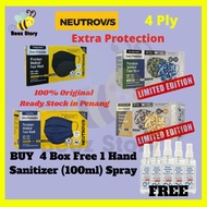 mask medicos surgical mask READY STOCK (PBEP) &amp; (PDBEP) NEUTROVIS ADULT PREMIUM EXTRA PROTECTION 4PLY MEDICAL