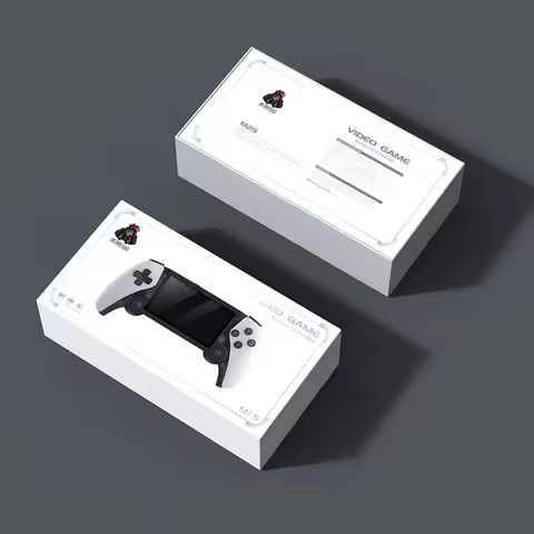 NEW M28 Retro Handheld Game Console, 7.1 inch LCD HD Screen 30+ Emulators,128G 4000mAh 3D Dual Analo