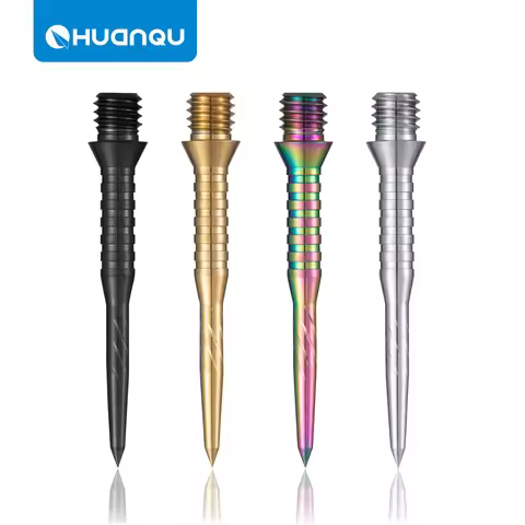 Huanqu Titanium Alloy Dart Tips 3-Pack Soft Tip to Steel Tip Converter 2Ba Standard Thread Replaceme
