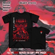 Baju Uchiha Itachi Akatsuki Sharingan Anime Naruto Tshirt Jersey
