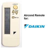 Daikin Aircond Air Conditioner remote control BRC4C151 BRC4C152 BRC4C153 BRC4C155 BRC4C156 BRC4C158