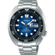 【台南 時代鐘錶 SEIKO】精工 Prospex 愛海洋 魟魚 兩百米潛水 機械錶 SRPE39J1 藍 45mm