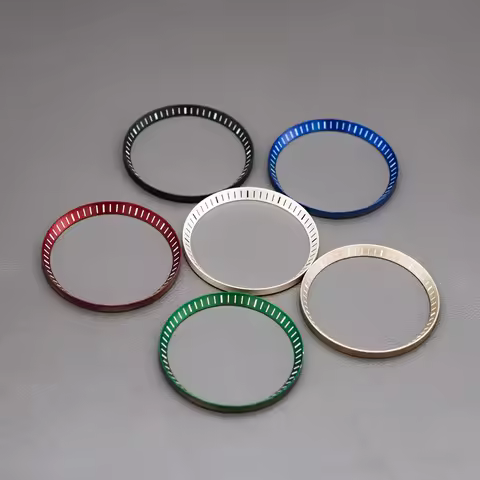 31.4*28mm Mod Watch Chapter Ring Brass For SKX6105 6309 SKX007 SRPD53 NH35 NH36 Movement Watch Case 