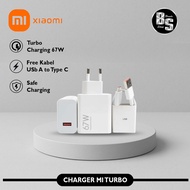 MI TURBO Charger Decimal 67W Original 55W 33W Type C Turbo Charging 6A