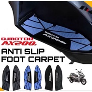 FOOT CARPET QJMOTOR AX200S AX 200S AX 200 SANTI SLIP FASHION FOOT CARPET KARPET ACCESSORIES ACCESSOR
