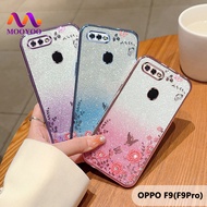 Case OPPO F9 F9Pro Floral Soft Casing Blink Phone Cover For OPPO F9 Pro CPH1823 CPH1881 CPH1825