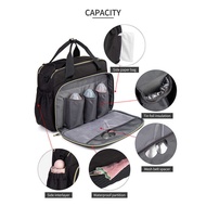 ❥ LEQUEEN Nanay Tote Maternity Diaper Large Capacity Crossbody Kababaihan Stroller Bag Organizer Ba