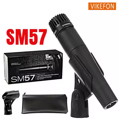 Metal SM57 Cardioid Dynamic Microphone For Stage Singing Professional Wired Microphone for Shure Kar