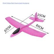 Large LED Airplane Airplane Toy Throwing Foam Glider Toy Airplane Launcher Toy LED Gun Catapult Shoo