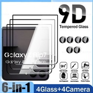6in1 Glass For Samsung Galaxy Z Flip7 Tempered Glass Camera Lens Film Samsung Flip 7 Galaxy ZFlip7 5