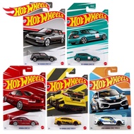 Hotwheels Honda Series 2022 Set Of 5 (Civic EG, Civic EF, 16' Civic Type R, 18' Civic Type R, Civic 
