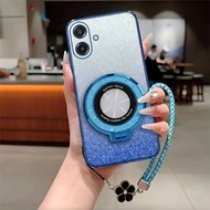 Case For Samsung A07 A06 4G A06 5G A05 A05s Softcase Luxury Glitter Ring Magsafe Holder Free Flowrs 