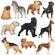 Simulation Animal Toy Bully Dobermand Shepherd Dog Model Dynamic Static 1/6 Matching Soldier Figure 