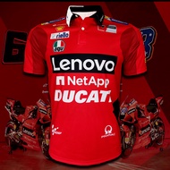 เสื้อโปโล Polo MotoGP DUCATI LENOVO เสื้อโปโลโมโตจีพีทีม ดูคาติ เลโนโว่ #MG0015 รุ่น แจ็ค มิลเลอร์#43 ไซส์ S-5XL