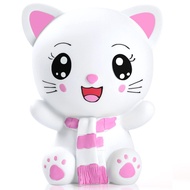 Kitten Money Bank (Pink), Shatterproof Cat Piggy Bank, First Coin Bank, Best Christmas Birthday for 