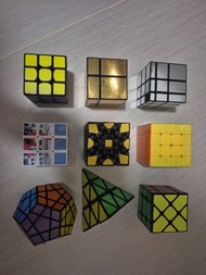 一堆扭計玩具 $60全走 3x3 4x4 扭計骰 三維齒輪 移棱魔方