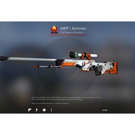 CSGO Skin AWP | Asiimov Cosmetic, With Stickers, Instant Trade