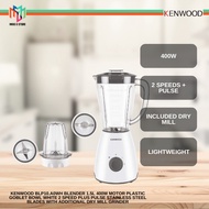 Kenwood BLP10A0WH Blender Motor Plastic Goblet Bowl 2 Speed plus Pulse Stainless Steel Blades BLP10.