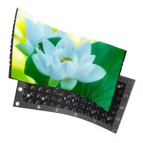 Indoor Full Color LED Video Wall P1.86 Flexible LED Panel Soft Module 172x86 Pixel Resolution