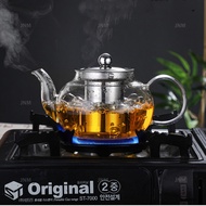 1000ML\800ML Glass Teapot Heat Resistant 304 Stainless Steel Filter Strainer Tea Coffee Water Bottle
