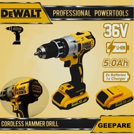 ▣DEWALT Cordless Drill portable Electric impact with hammer Drill Barena Rechargeable Power Tools Se